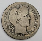 1913 S Barber Quarter US Coin