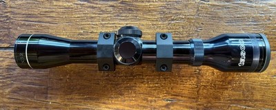 Vintage Tasco 4x32 Fine Crosshair Reticle Rifle Scope With Rings-MADE IN JAPAN