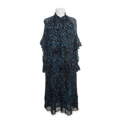 Lala Berlin, Kleid, Größe: M, Blau/Schwarz/Mehrfarbig, Viskose, Leopard #3Ep