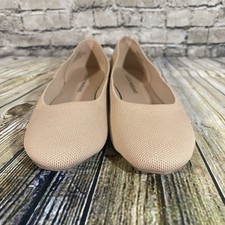 LUCKY BRAND Shoes Women  s 7 Tan Beige Mesh Erin Ballet Flats Slip On