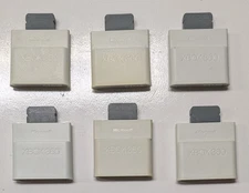 6 Lot of Official OEM Microsoft Xbox 360 512MB 64MB Memory Unit Expansion Cards