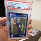 Panini 2024 Donruss Optic Drake Maye #229 Blue Hyper PSA 9 Patriots NFL