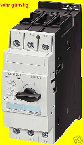 Siemens circuit breaker 50A 3RV1742-5JD10, ORIGINAL PACKAGING 3RV motor circuit breaker No. 00 - Picture 1 of 2