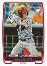 Eric Stamets Los Angeles Angels 2012 Bowman Signed Card 