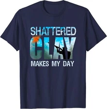 Skeet Trap Clay Shotgun Shooting Sporting Gifts T-Shirt Size S-5XL