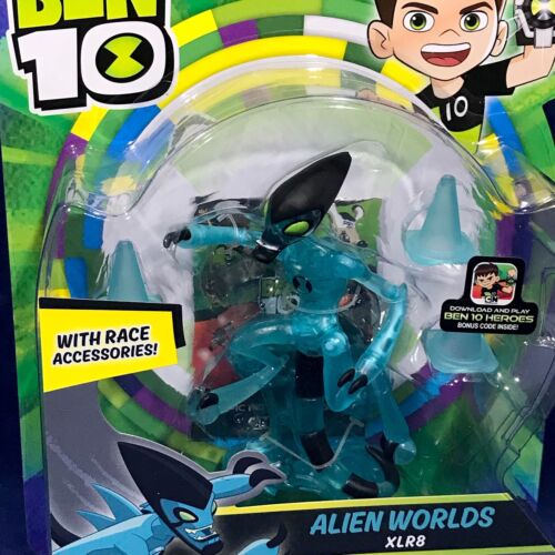 Figurine articulée neuve Ben 10 ALIEN WORLDS XLR8 - 5" ACCESSOIRES DE COURSE Playmates 2019 - Photo 1 sur 5