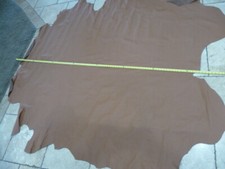 terracotta Brown Cow skin cowhide 46.5 sq ft leather hide
