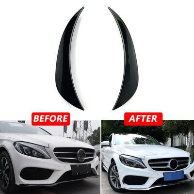 Front Stoßstange Flaps Aero für Mercedes Benz W205 C205 A205 S205 AMG Line 15-18