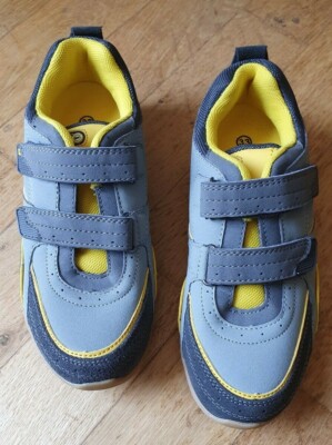 Killtec Sneaker/Freizeitschuhe Jungen/Mädchen/Unisex--Gr.35--grau/gelb---Neu
