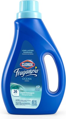 Clorox Fraganzia Liquid Laundry Detergent in Ocean Scent, 40oz