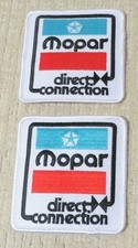 Set Of 2 - Mopar Direct Connection Patch - Nos - Vintage Patches - High Quality Set Of 2 - Mopar Direct Connection Patch - Nos - Vintage Patches - High Quality