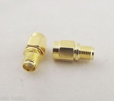 50pcs SMA Male Plug to SMA Female Jack In Serie Straight RF Adapter Connector