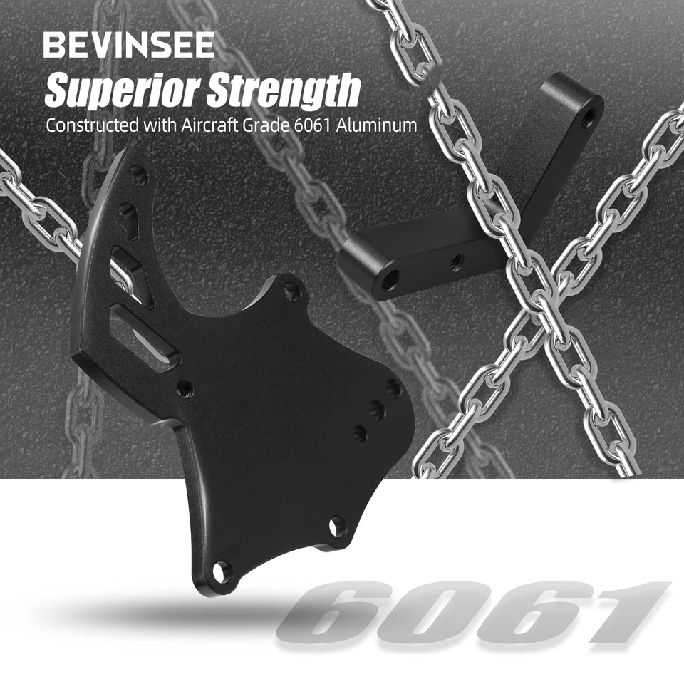 LS Sanden 508 A/C Compressor Bracket Tensioner Kit For SUV Truck Vortec Engines - Image 4 of 4