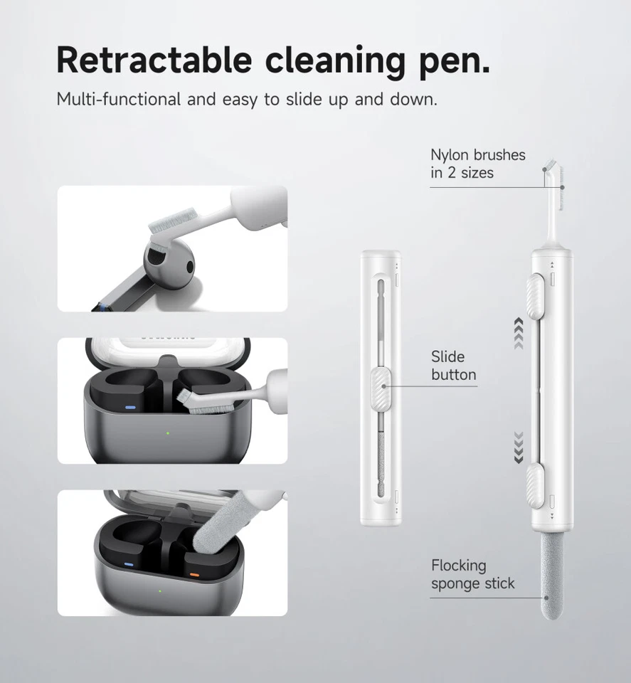 Funda protectora SURITCH para Samsung Galaxy Buds 3 Pro/Galaxy Buds 3 auriculares 2024 Foto 3 de 4