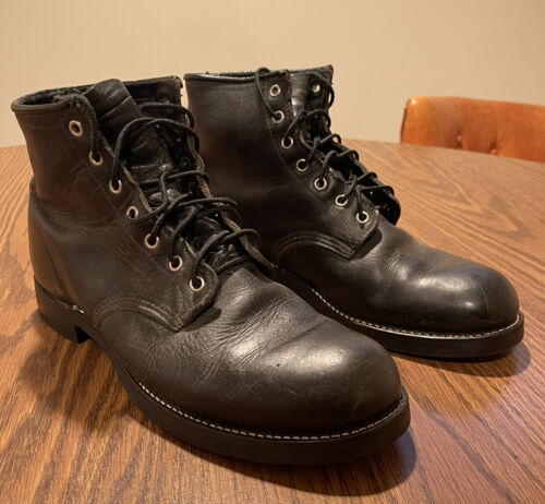 Red Wing Beckman RARE 9014 10 D Black MADE IN USA - Zdjęcie 1 z 6