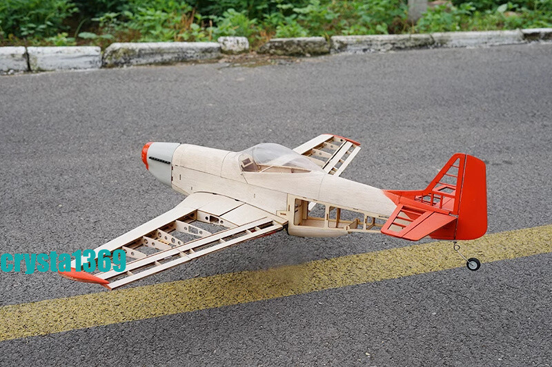 1000mm Upgraded RC Plane Laser Cut Balsa Wood Airplane P51 Model Kit ...