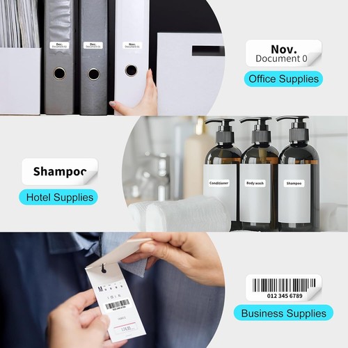 Etikettendrucker Bluetooth Selbstklebendes Etikettiergerät Tragbarer Beschriftun - Bild 7 von 13