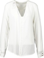 Neu! Taifun Damen Blusenshirt Offwhite Gr. 46