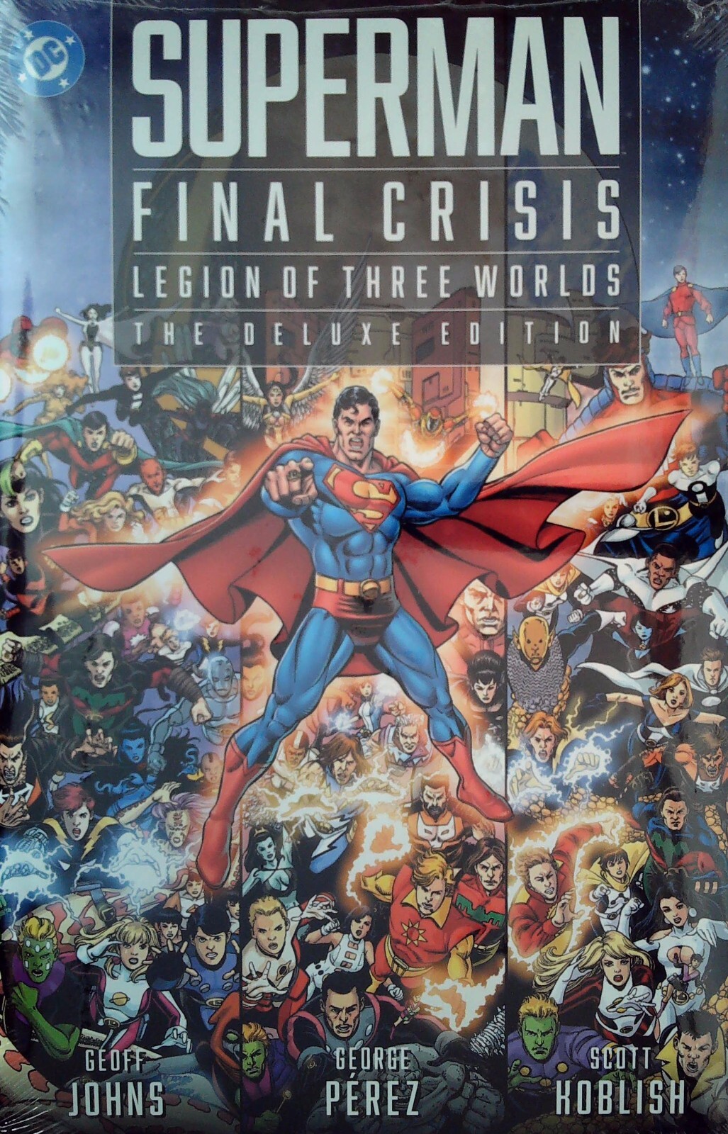 SUPERMAN FINAL CRISIS: LEGION OF THREE WORLDS Sealed Hardcover Graphic Novel