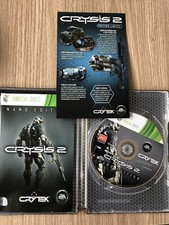 CRYSIS 2 NANO STEELBOOK COLLECTOR + JEU XBOX 360 FRANÇAIS COMPLET RARE VF
