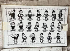 Label  Learning ASL Educational Placemat Kit:Basic/food/park/zoo - New 