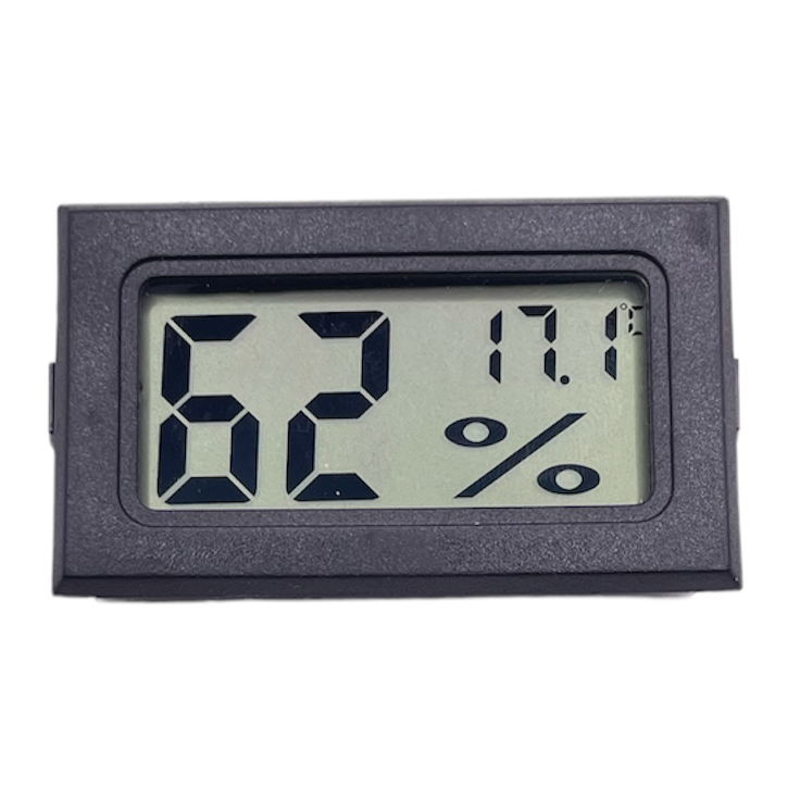 Digital Temperature Humidity Meter Mini Office Glass House Vivarium