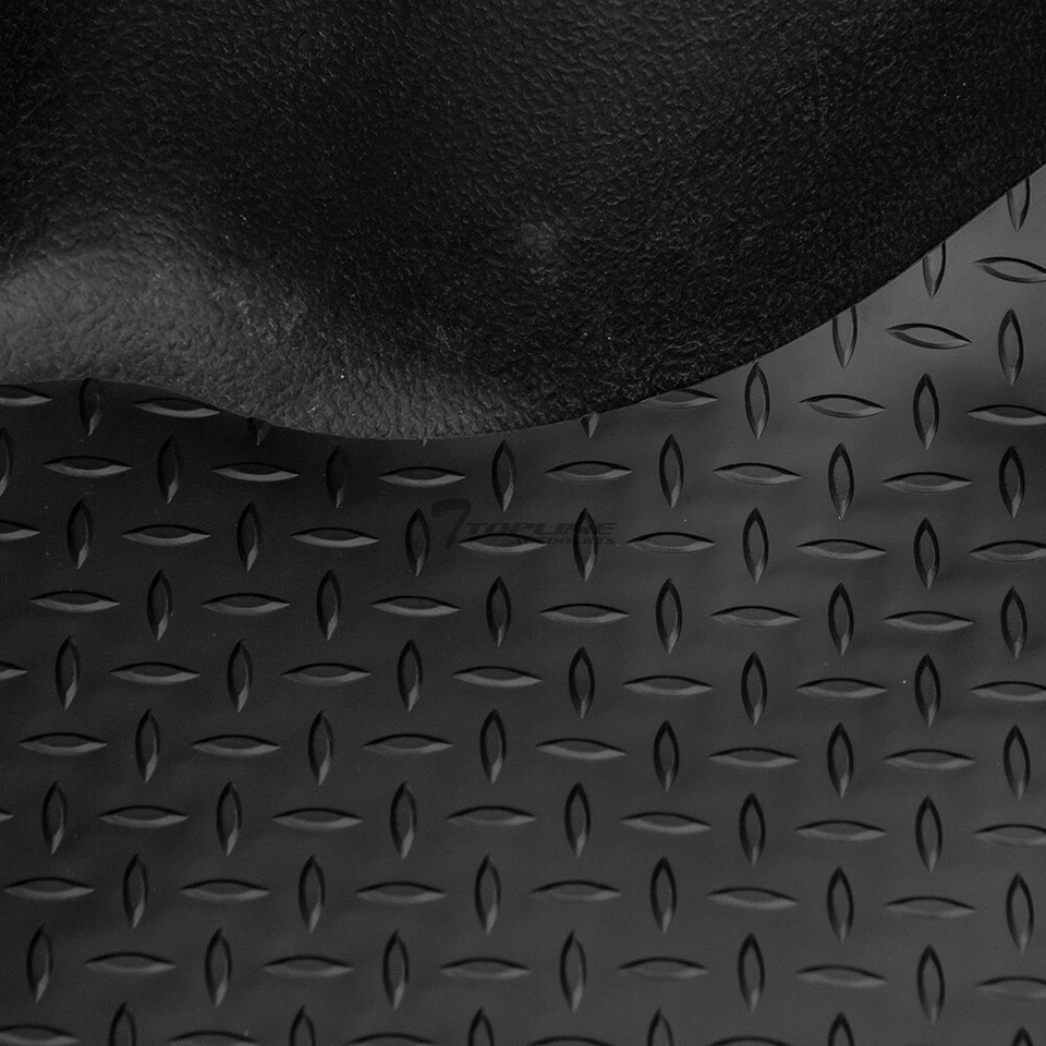 Topline For 1988-1992 Chevy/GMC C10 C/K 6.5 Ft Rubber Truck Bed Mat Liners - Blk Foto 4 de 4