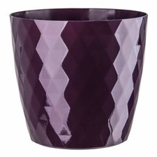 Waste Paper Basket Dust Bin Round Plastic Small Modern Style Home Office 9coloru