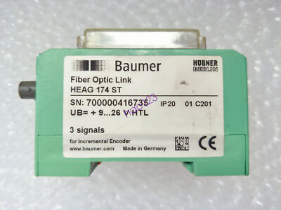 HEAG174 ST Baumer Fiber Optic Receiver Brand New By DHL/FedEx Fast Shipping