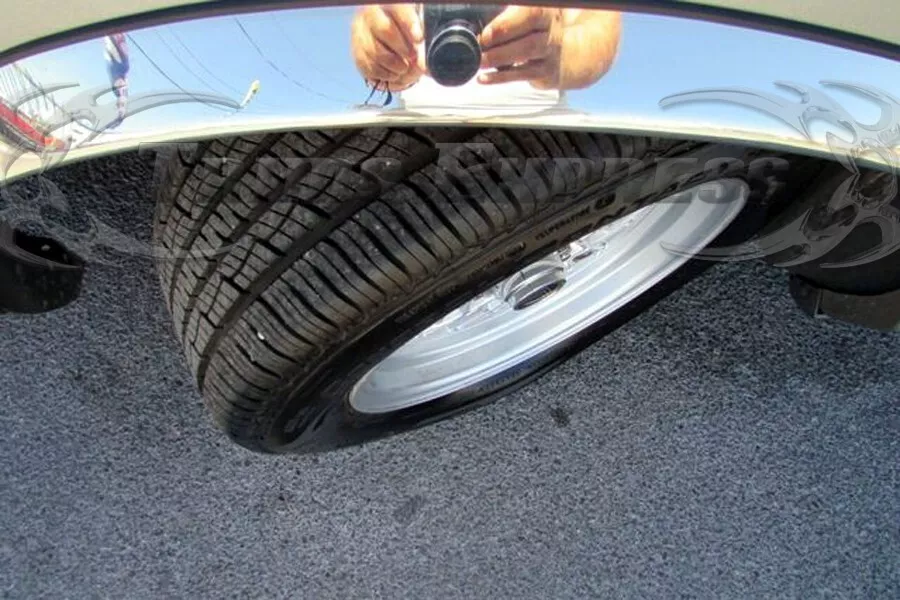 para: 1972-1980 Chevy LUV picape pára-choque roda bem acabamento aço inoxidável 4 peças 2" - Imagem 2 de 4