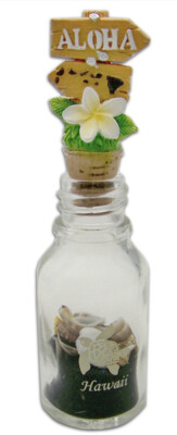 Hula Mermaid Turtle Islands Signs Tiki Sand Sea Shells Bottles Hawaii Hawaiian N