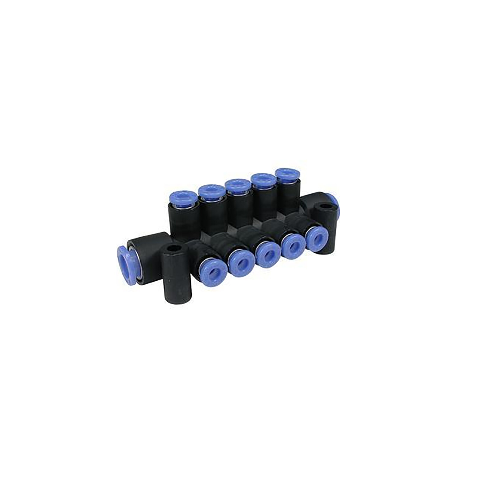 SMC KM11-06-10-6 PBT Push To Connect Hose Manifold, 2 Inlets - 10mm New