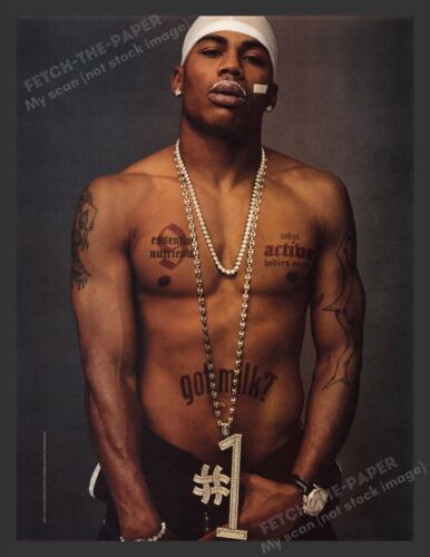 Got Milk? Nelly Music Rapper 2000s Print Advertisement Ad 2003 - Afbeelding 1 van 1