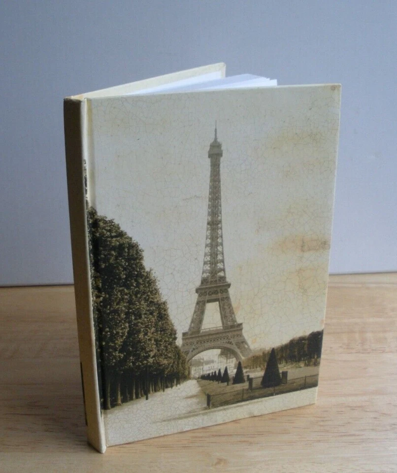 Cristin/Atria 2001 Design Cream Lined Hardbound Journal With Matching Holder - Image 2 of 4