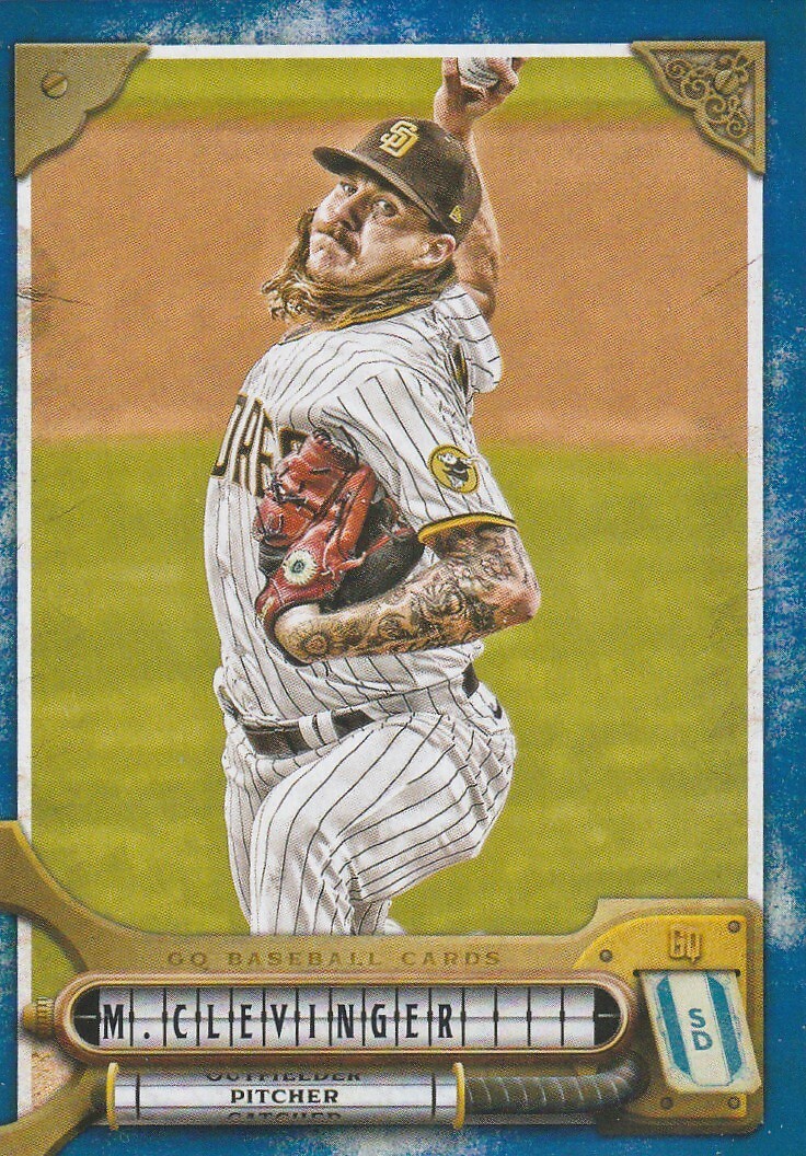2022 Gypsy Queen Baseball Indigo Parallel 96 Mike Clevinger #172
