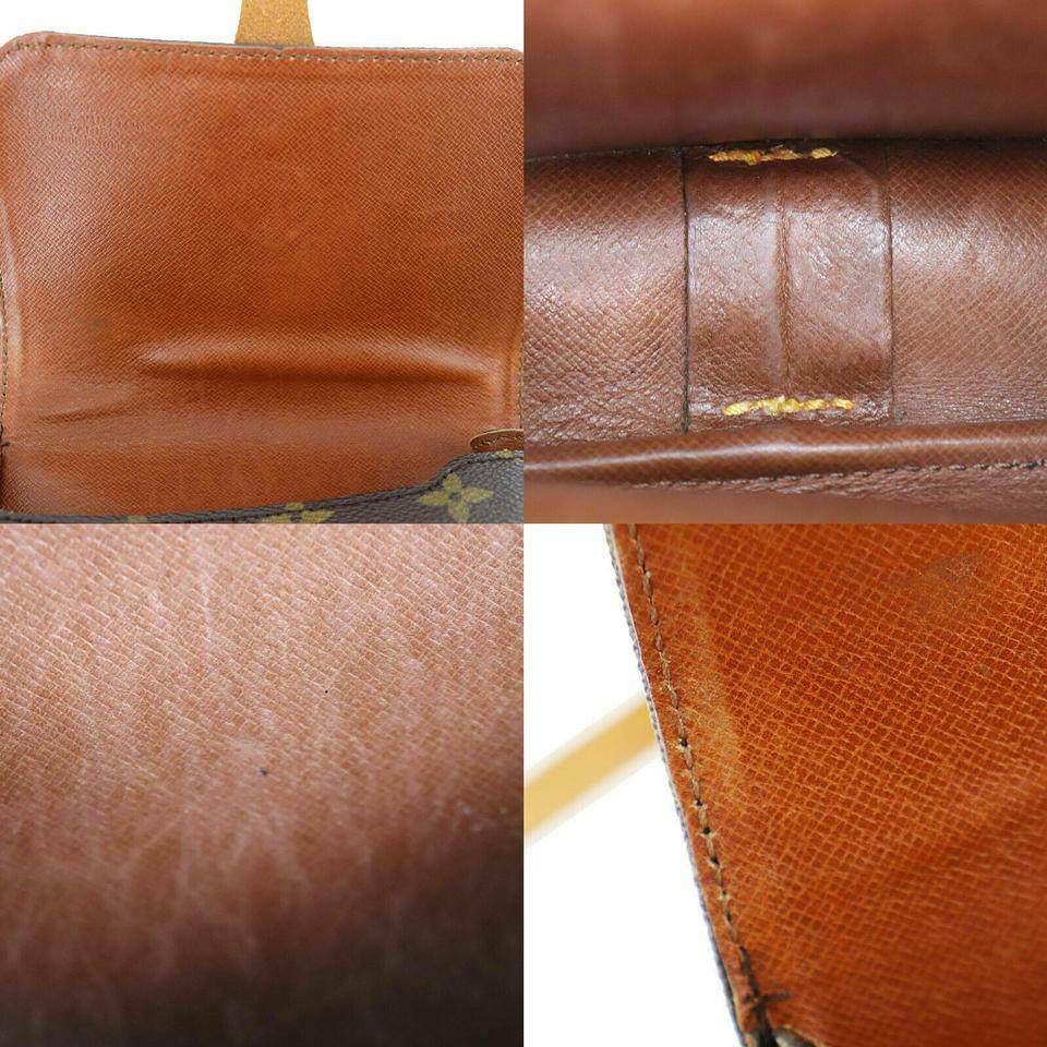 Cartouchière leather crossbody bag Louis Vuitton Brown in Leather