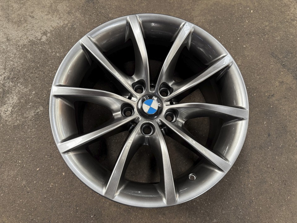 Genuine Used 17x8 BMW E60 5x120 (4 Wheel) GREY fit E38 E32 E34 E28 E24 ...