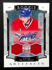 JACOB DE LA ROSE RC 2015-16 ARTIFACTS JERSEYS AUTOGRAPHS NO 176 #026/125   13987