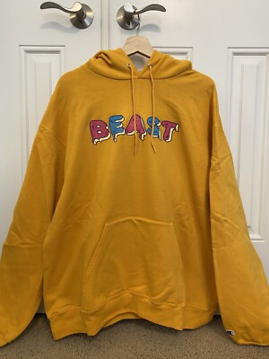 Frosted Beast Merch Beast Hoodies Frosted Hoodie Mr Beast Orange