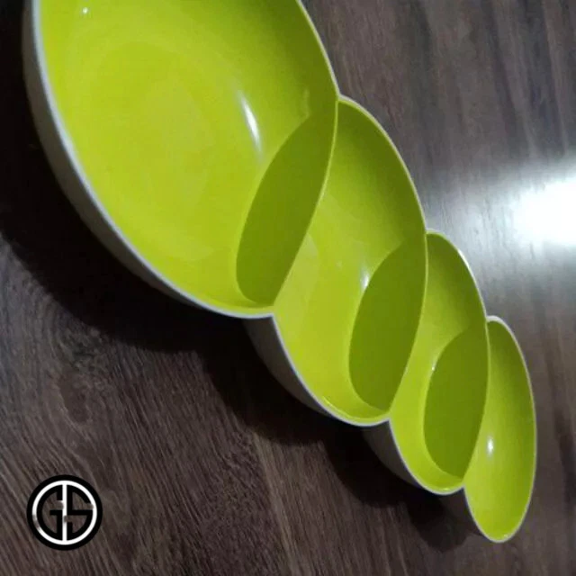 Tupperware Allegra 4 Peas Serving Tray Green Limited Edition - Image 4 of 4