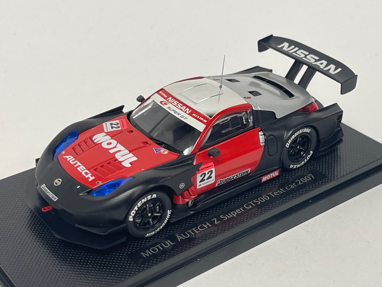 1/43 Ebbro Motul Nismo Nissan Z test Car 2007 test car #22. #911 CS1038
