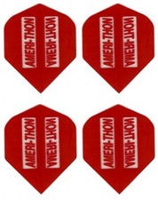 Amerithon Set PLUS Dart Flights - 1 Set Plus a Spare RED Standard