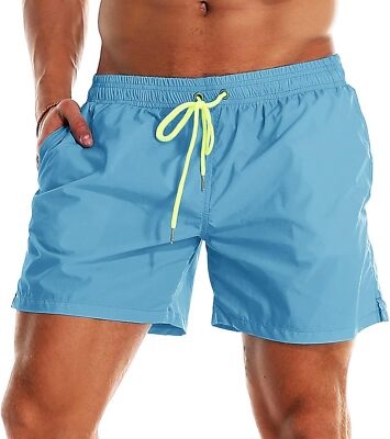 Men's Swim Trunks Quick Dry Beach Shorts Swimwear Bathing Suit
