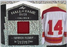 2023 LEAF IN THE GAME USED HOCKEY HALL of FAME CALIBER #06/20 Theoren Fleury
