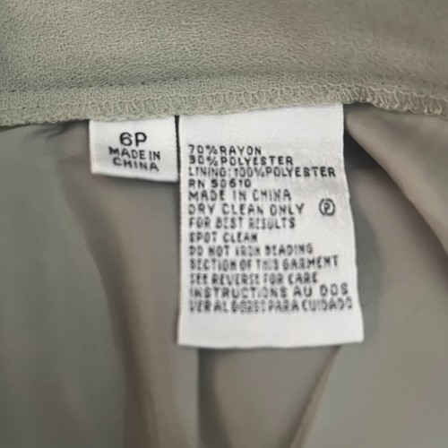 Jones NY Classic Skirt Women’s Size 6P Sage Green Business Career Casual - Picture 4 of 7