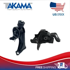 2PC OE Quality Rear Engine & Trans Mount For 14-19 Toyota Corolla 1.8L CVT