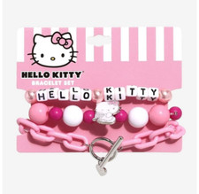 Hello Kitty Angel 3 Pack Mixed Bracelet Set