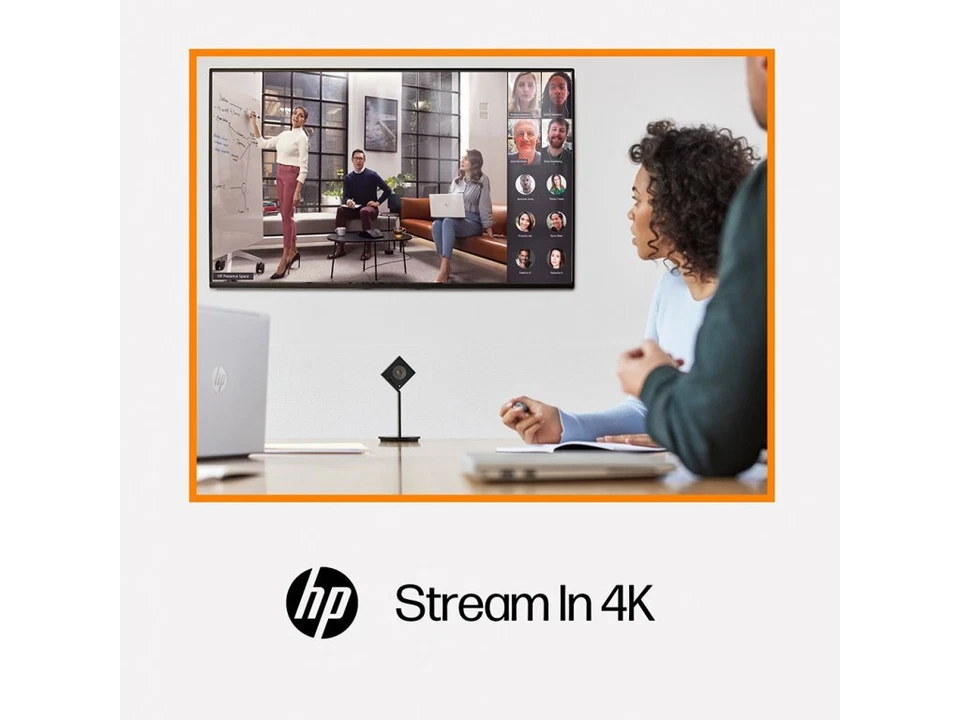 HP Presence See 4K AI Camera Webcam Hochauflösende Videokonferenzkamera - Bild 4 von 4