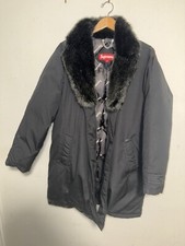 Supreme Military Trench Coat Color Black Size Small 100 Authentic