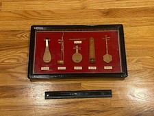 VINTAGE CHINA SHADOW BOX - CHINESE DYNASTY Miniature Musical Instruments BEAUTY 